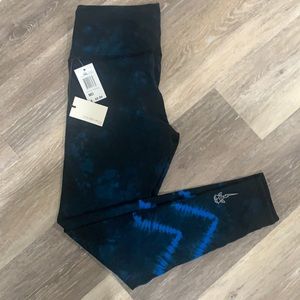 Electric & Rose blue tie dye leggings